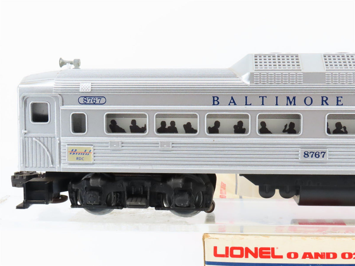 O Gauge 3-Rail Lionel 6-8767 B&amp;O Baltimore Ohio RDC1 Diesel Loco #8767 UNPOWERED