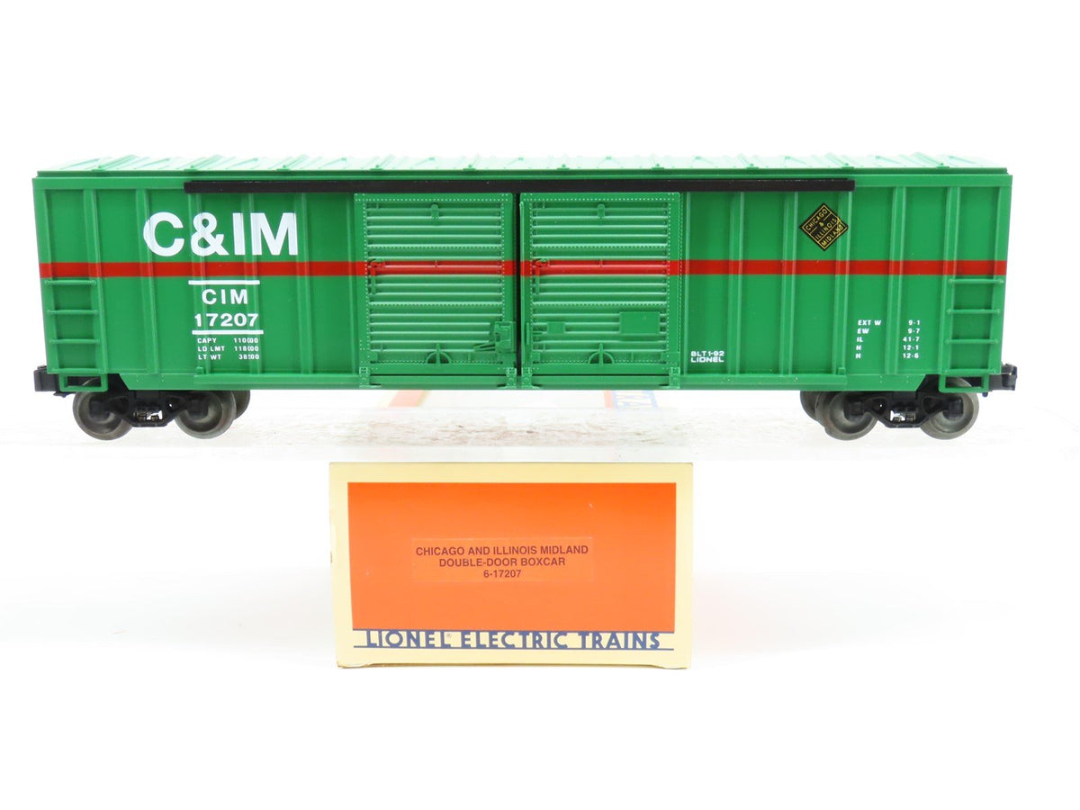 O Gauge 3-Rail Lionel 6-17207 C&amp;IM Chicago &amp; Illinois Midland Box Car #17207