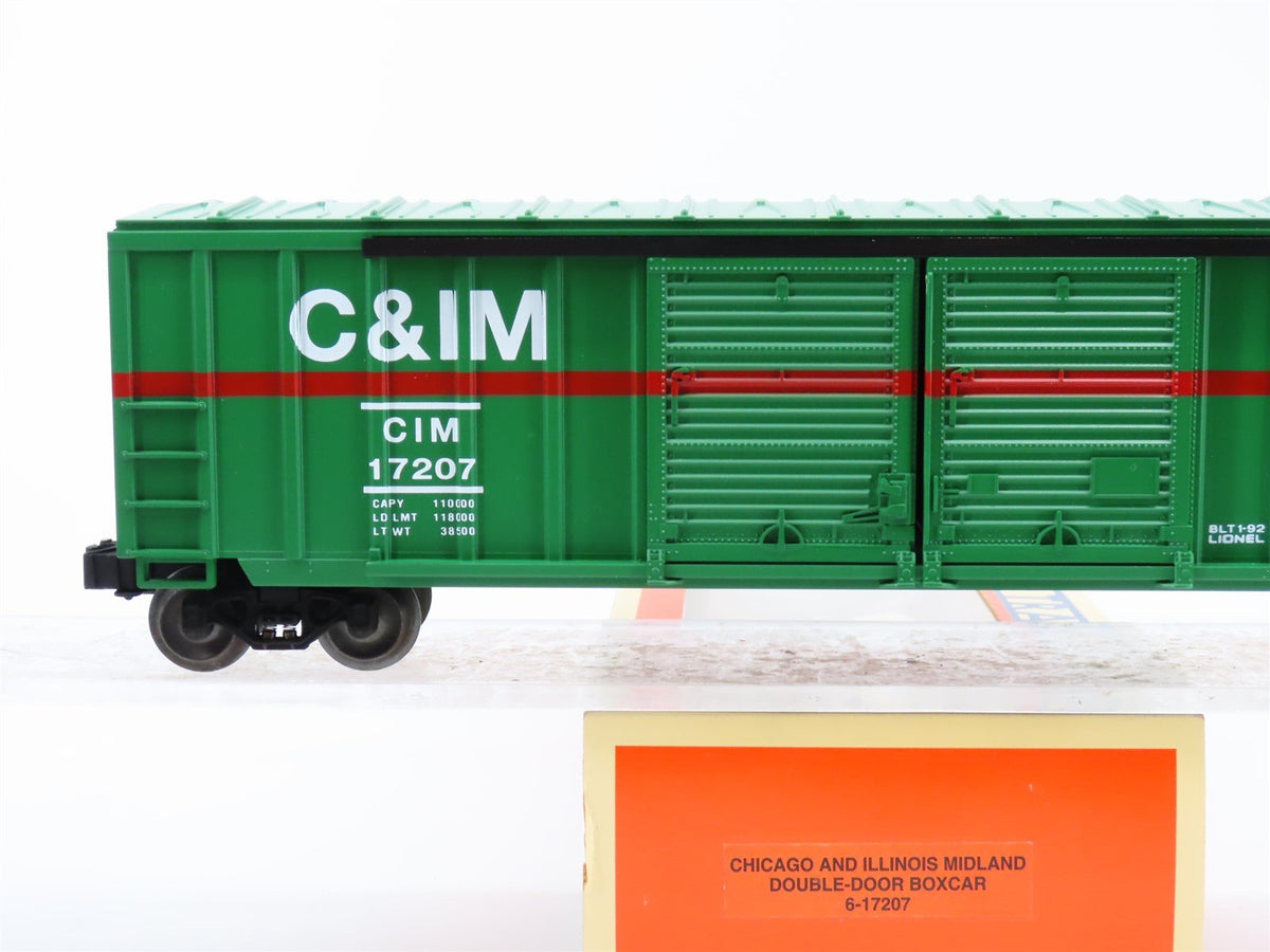 O Gauge 3-Rail Lionel 6-17207 C&amp;IM Chicago &amp; Illinois Midland Box Car #17207