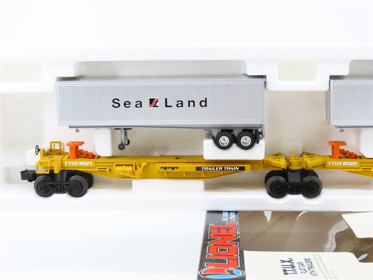 O Gauge 3-Rail Lionel 6-16322 TTUX Sealand Trailer Train Flat Car #16322