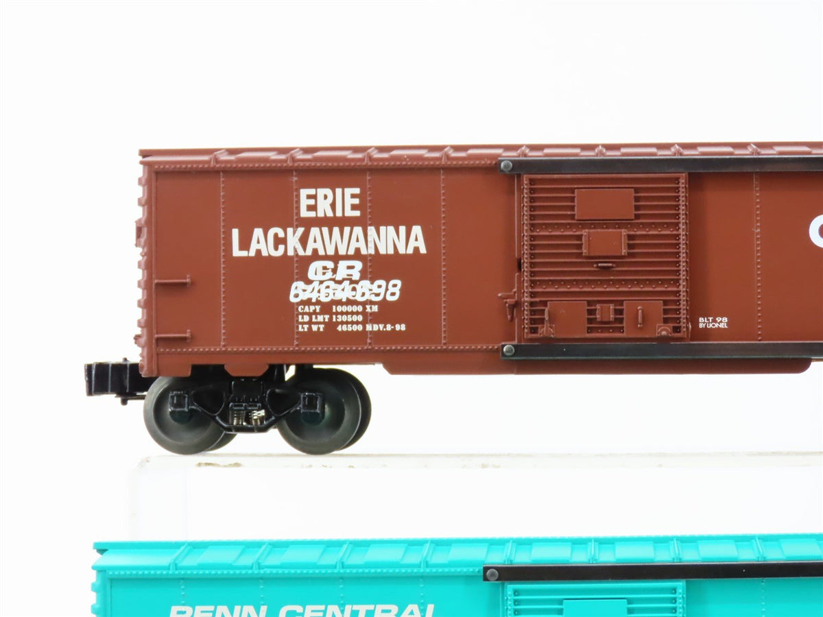 O Gauge 3-Rail Lionel 6-21756 CR Conrail Overstamped Box Car 2-Pack