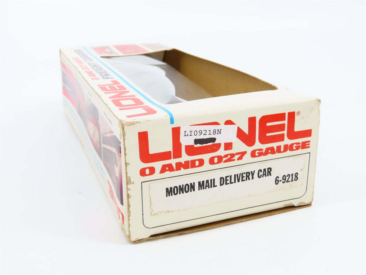 O Gauge 3-Rail Lionel 6-9218 CIL Monon Mail Delivery Car #9218