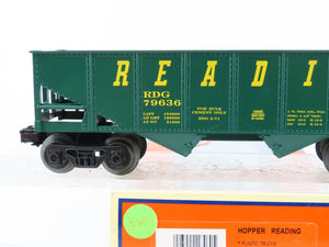 O Gauge 3-Rail Lionel 6-16460 RDG Reading 2-Bay Open Hopper #79636