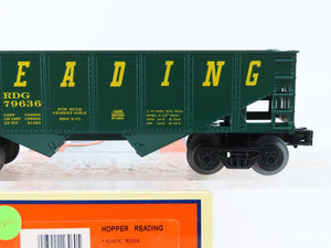 O Gauge 3-Rail Lionel 6-16460 RDG Reading 2-Bay Open Hopper #79636