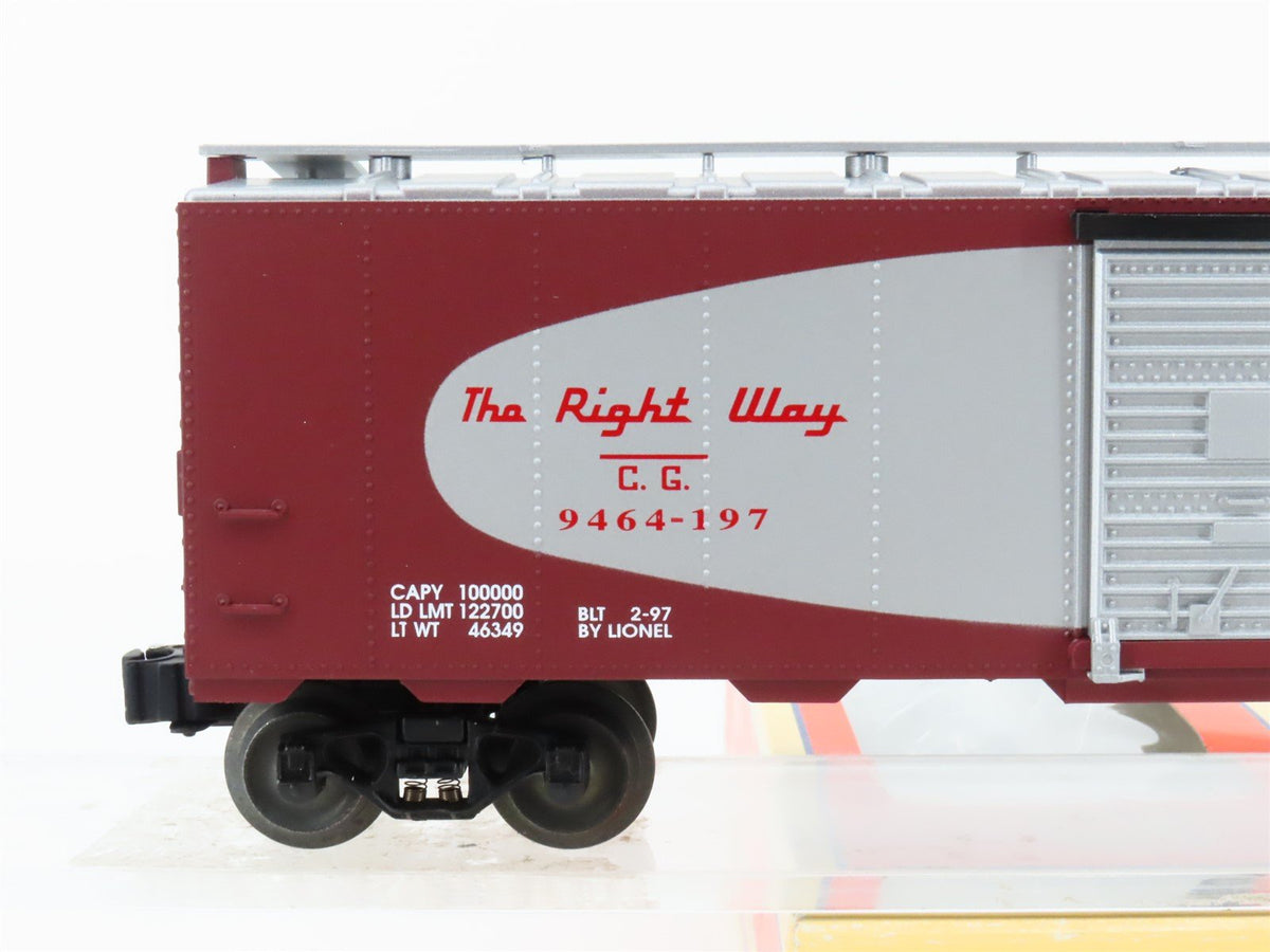 O Gauge 3-Rail Lionel 6-17224 CG Central of Georgia Single Door Box Car 9454-197