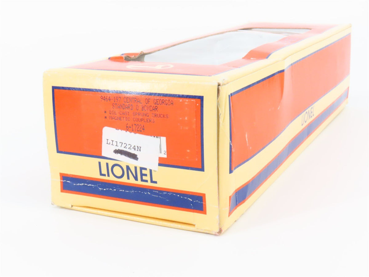 O Gauge 3-Rail Lionel 6-17224 CG Central of Georgia Single Door Box Car 9454-197