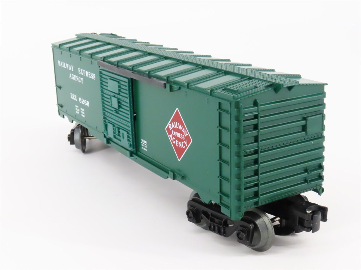 O Gauge 3-Rail Lionel 6-36206 REX Railway Express Agency Box Car #6266