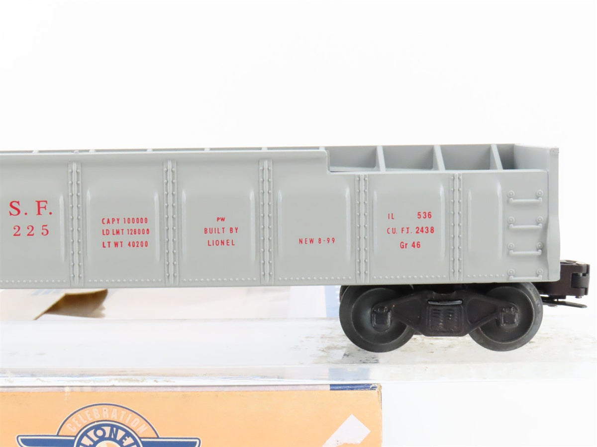 O Gauge 3-Rail Lionel 6-19877 ATSF Santa Fe Operating Barrel Ramp Car #356225