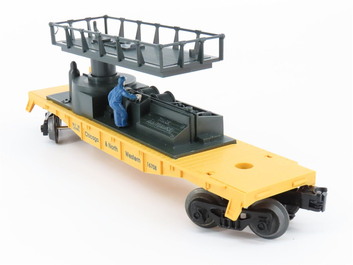 O Gauge 3-Rail Lionel 6-16708 CNW Operating Maintenance Car #16708