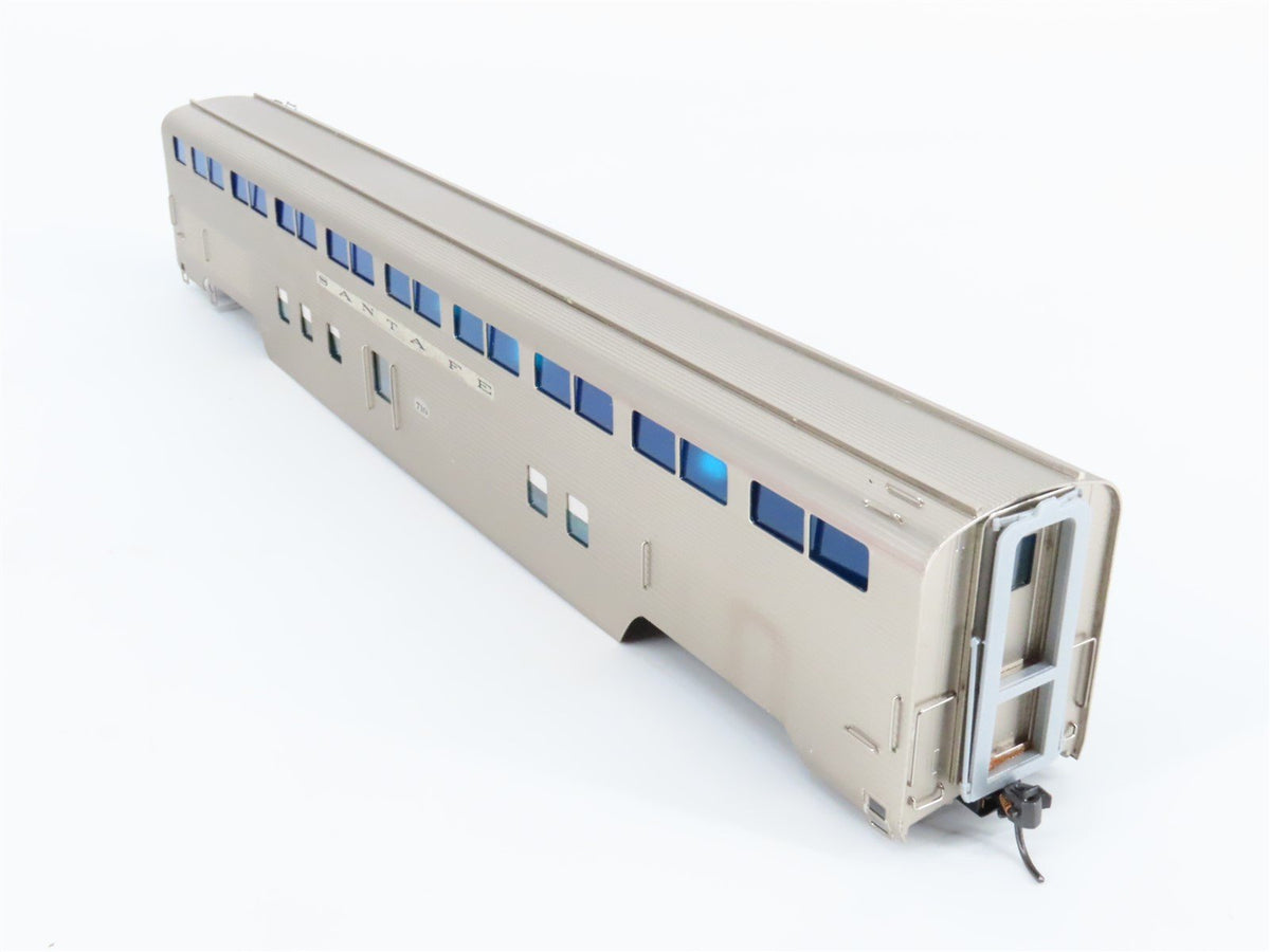 HO Soho BRASS/Plated 0704 ATSF Santa Fe Hi-Level Coach Passenger #710 - Custom