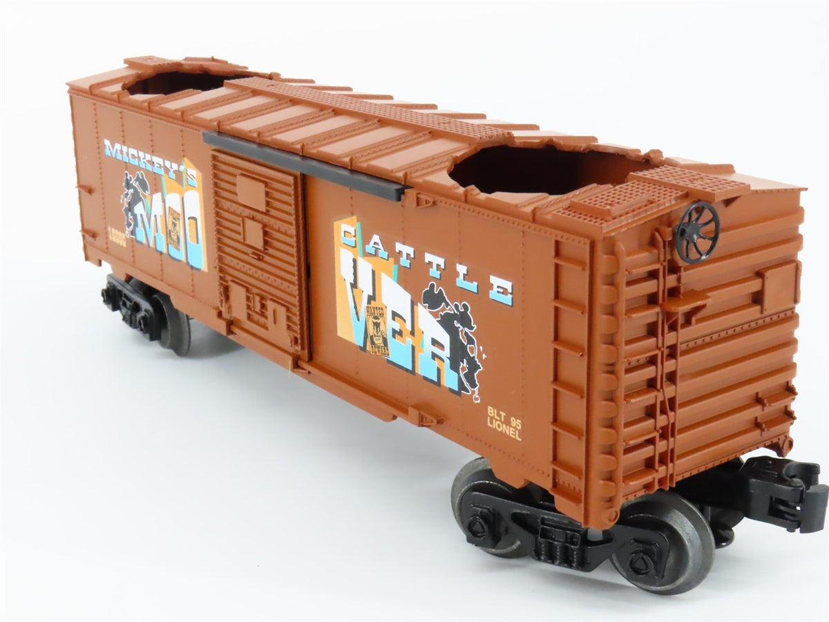 O Gauge 3-Rail Lionel 6-16686 Mickey Mouse &amp; Bad Pete Animated Box Car #16686