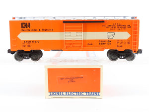 O Gauge 3-Rail Lionel 6-17870 EACH East Camden & Highland LCCA Box Car #17870