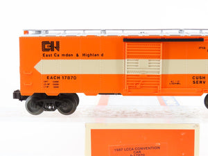 O Gauge 3-Rail Lionel 6-17870 EACH East Camden & Highland LCCA Box Car #17870