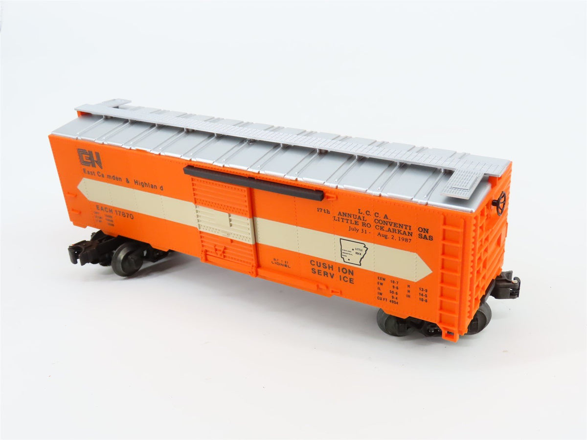 O Gauge 3-Rail Lionel 6-17870 EACH East Camden &amp; Highland LCCA Box Car #17870