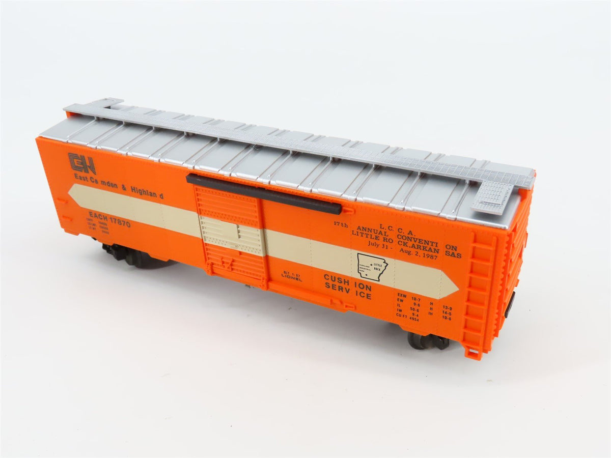 O Gauge 3-Rail Lionel 6-17870 EACH East Camden &amp; Highland LCCA Box Car #17870