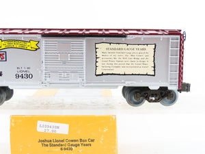 O Gauge 3-Rail Lionel 6-9430 Joshua L Cowen Commemorative Box Car #9430