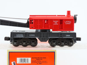 O Gauge 3-Rail Lionel 6-19837 Bucyrus Erie 6-Wheel Crane Car #2460