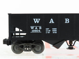 O Gauge 3-Rail Lionel 6-19804 WAB Wabash Operating 2-Bay Hopper #19804