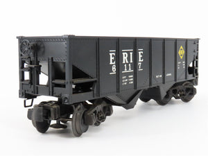 O Gauge 3-Rail Lionel 6-6117 ERIE Operating 2-Bay Hopper #6117