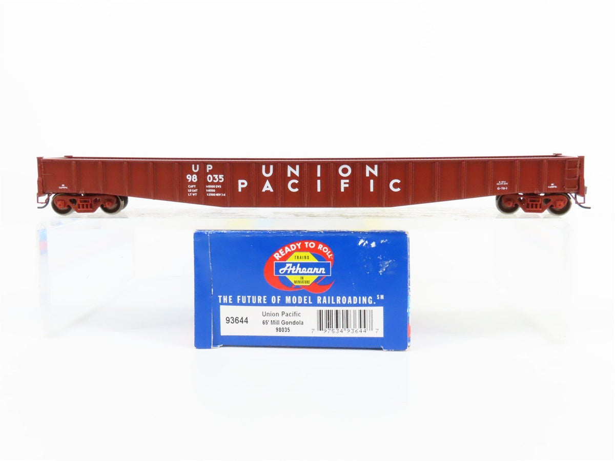 HO Scale Athearn #93644 UP Union Pacific 65&#39; Mill Gondola #98035