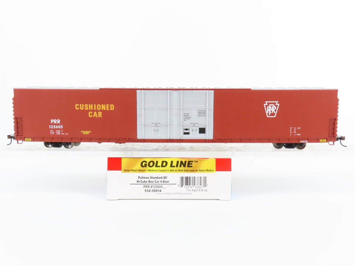 HO Walthers Gold Line #932-35014 PRR Pennsylvania 86&#39; Hi-Cube Box Car #125605