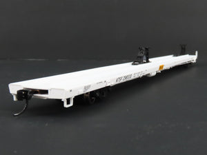 HO Walthers Gold Line #932-40303 ATSF Santa Fe 89' Flush Deck Flat Car #296530