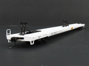 HO Walthers Gold Line #932-40303 ATSF Santa Fe 89' Flush Deck Flat Car #296530