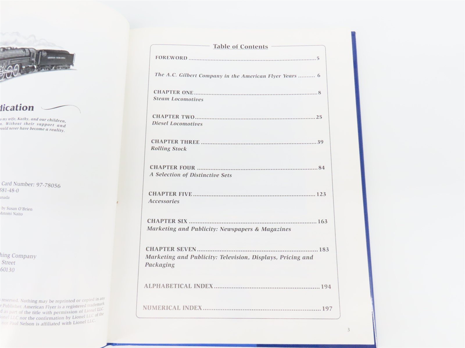 A.C. Gilbert's Famous American Flyer Trains by Paul C. Nelson ©1999 - Signed