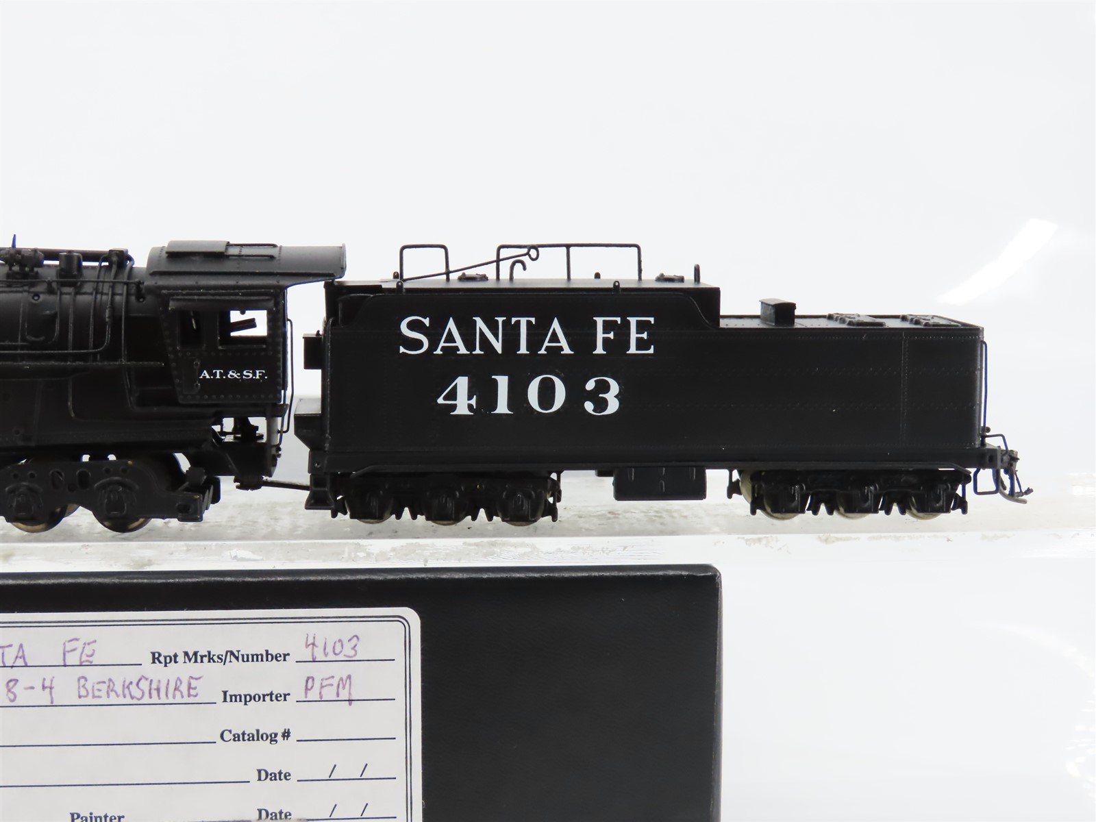 HO Scale PFM/United BRASS ATSF Santa Fe 2-8-4 Berkshire Steam #4103 - -  Model Train Market