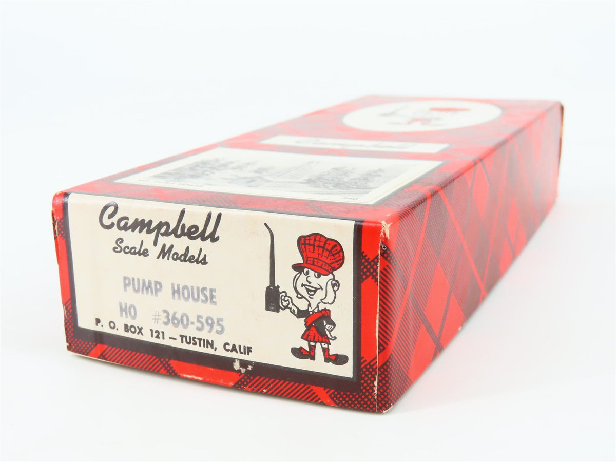 HO Scale Campbell Scale Models Kit #360-595 Pump House