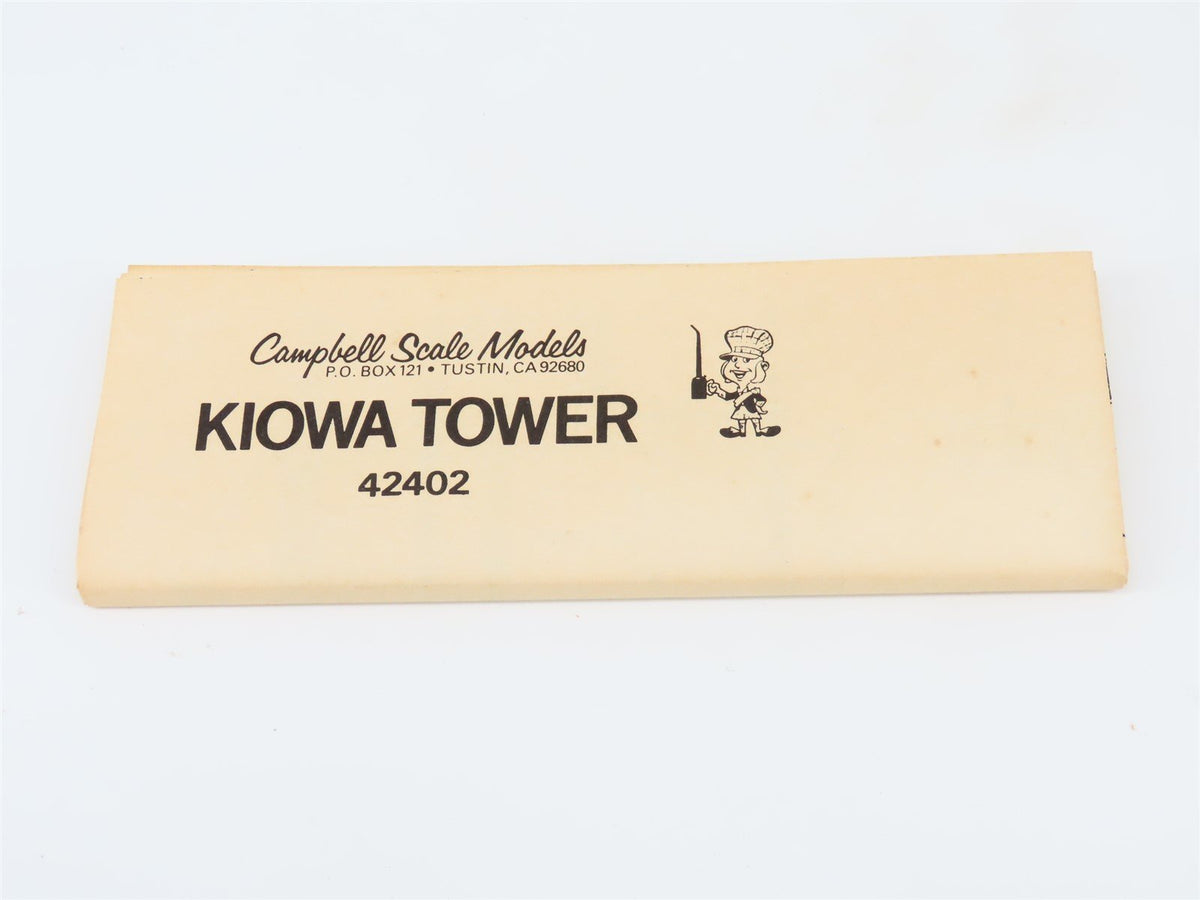 HO Scale Campbell Scale Models Kit #424 Kiowa Tower