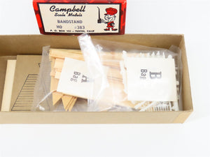 HO 1/87 Scale Campbell Scale Models Kit #383 Bandstand