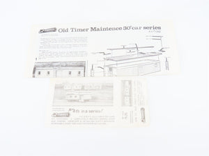 HO Scale Roundhouse Old Timer Series Craft-Kit #1503 Logging Mining Work Car