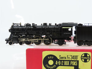 HO Scale Key/Samhongsa BRASS ATSF Santa Fe 4-6-2 Steam #3429 - Custom