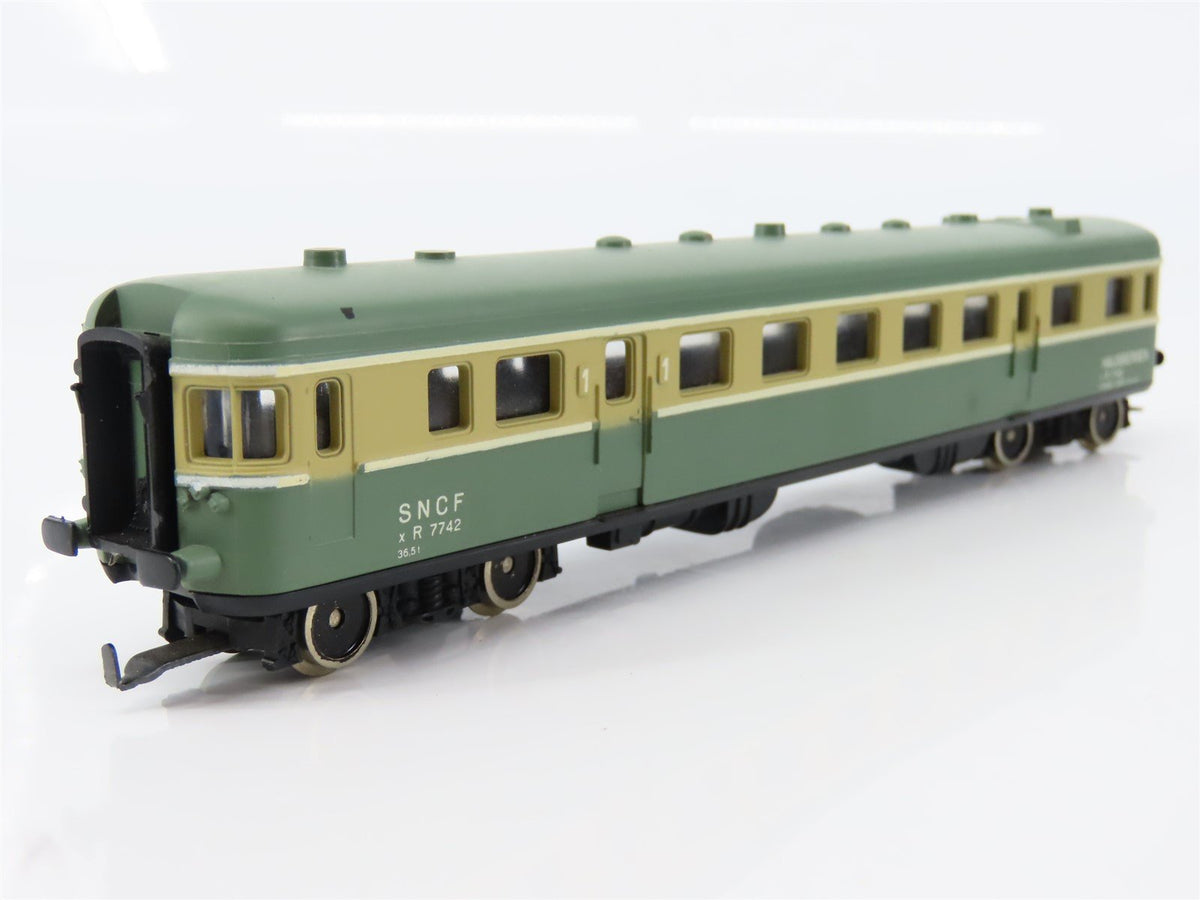 HO Scale Lima SNCF French Lyon-Vaise/Hausbergen 3-Unit Diesel Rail Car Set