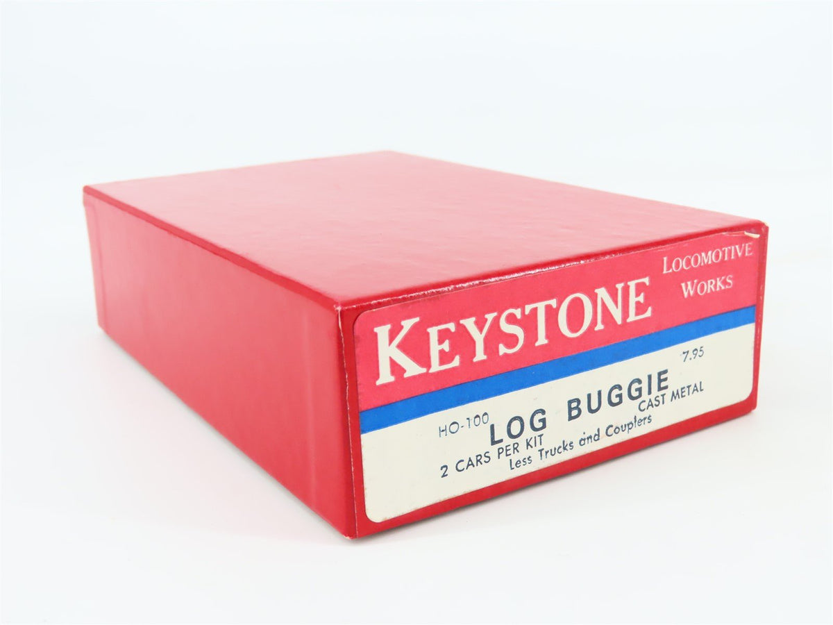 HO Scale Keystone Locomotive Works Kit #HO-100 Log Buggie