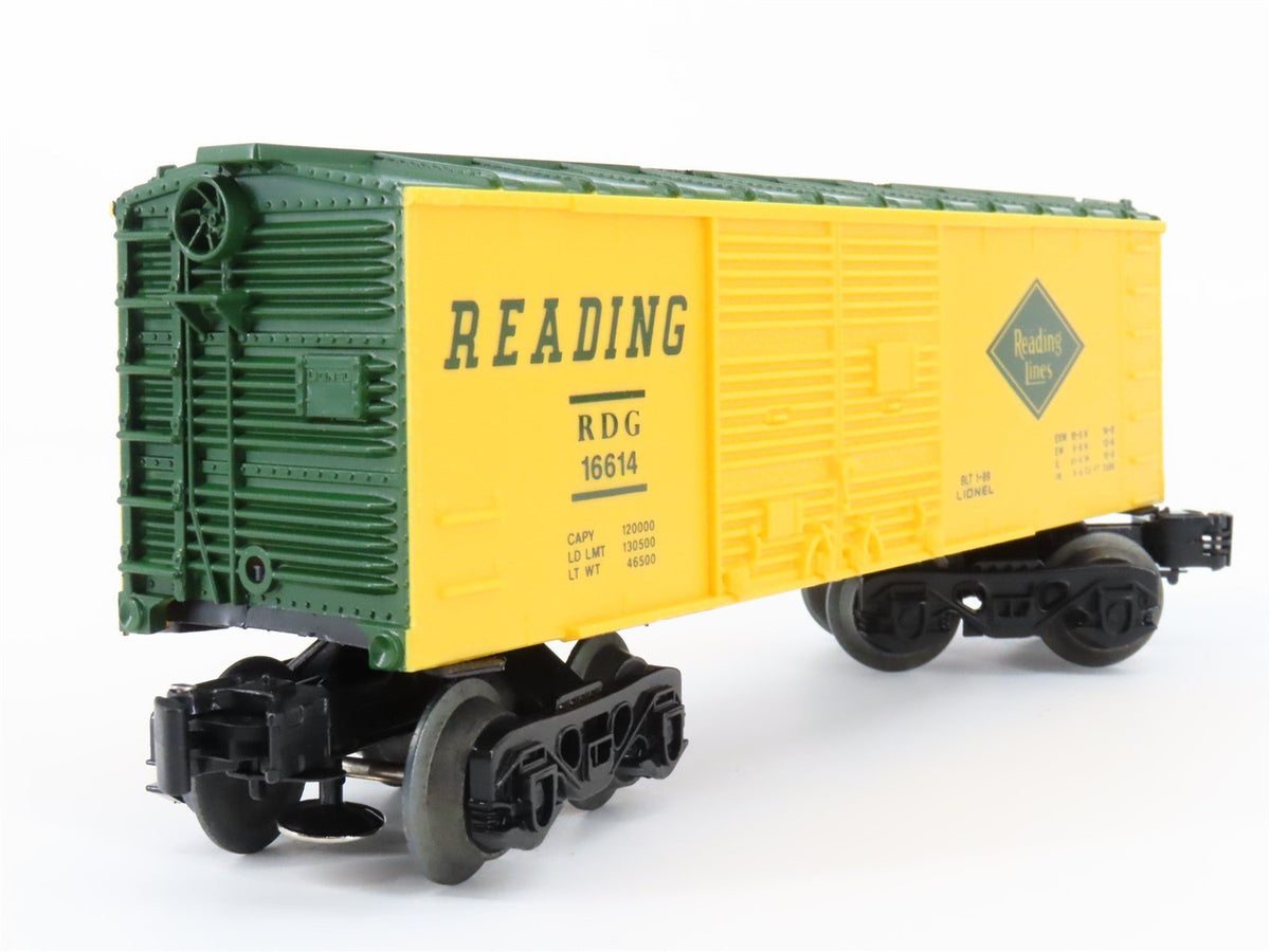 O Gauge 3-Rail Lionel 6-16614 RDG Reading Operating Cop &amp; Hobo Car #16614