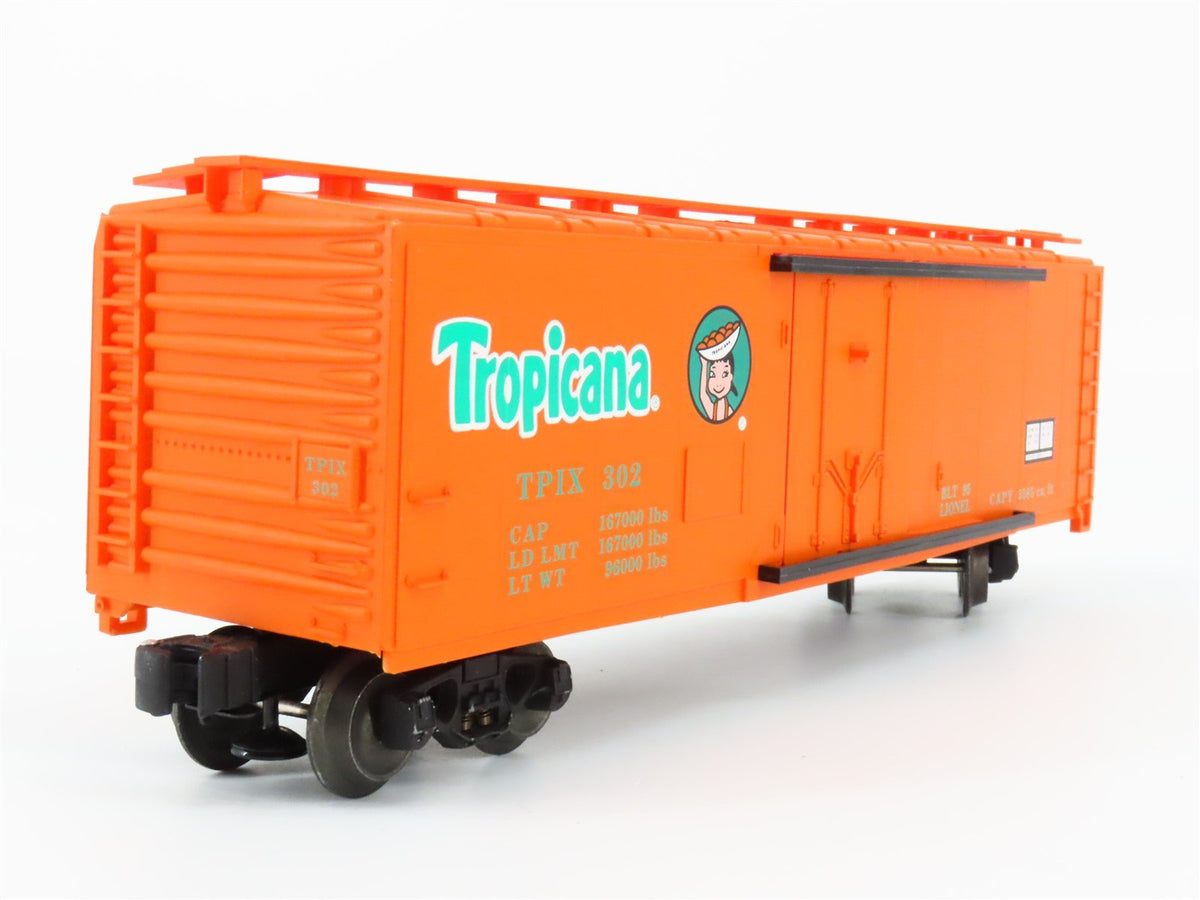 O Gauge 3-Rail Lionel 6-17309 TPIX Tropicana Steel Reefer #302