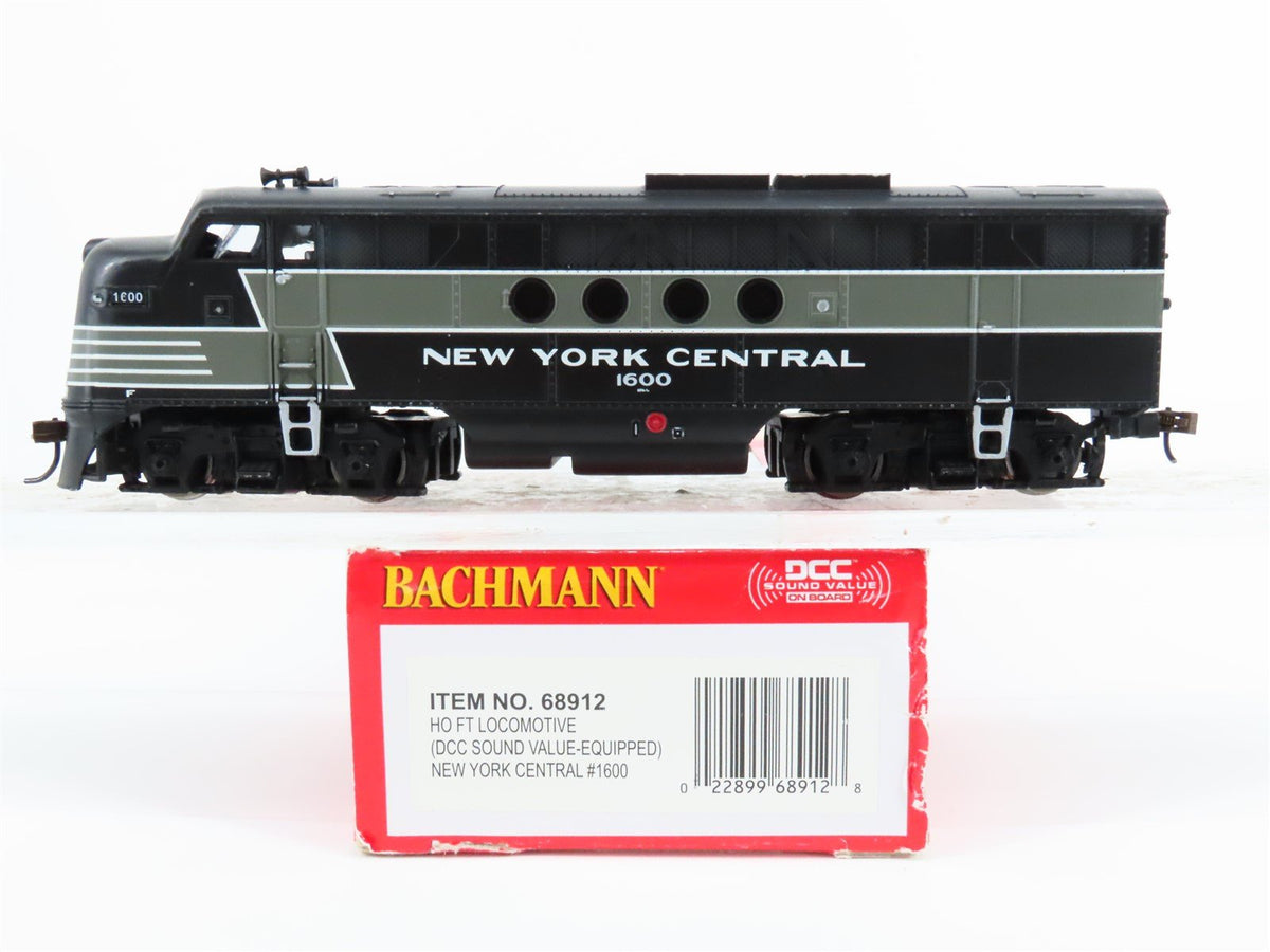 HO Scale Bachmann 68912 NYC New York Central FT A Diesel #1600 w/ DCC &amp; Sound