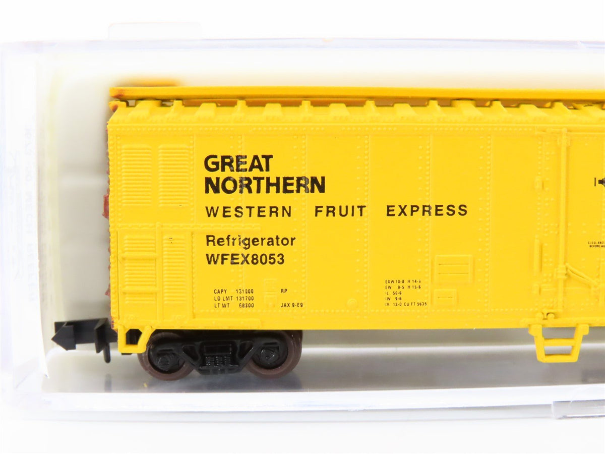 N Atlas 3673 WFEX GN Great Northern Western Fruit Express 50&#39; Mech Reefer #8053