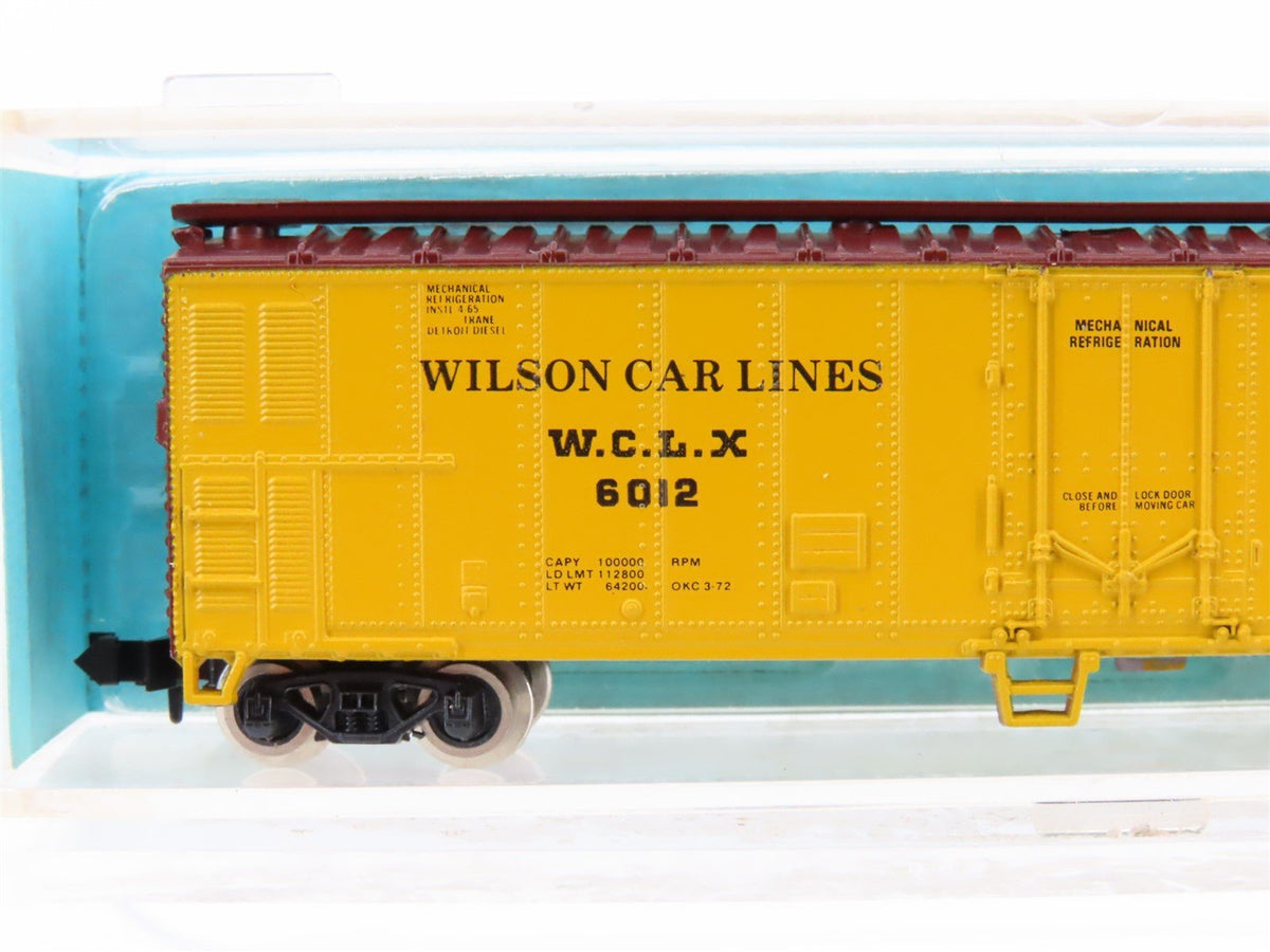 N Scale Atlas 3665 WCLX Wilson Car Lines 50&#39; Mech Reefer #6012