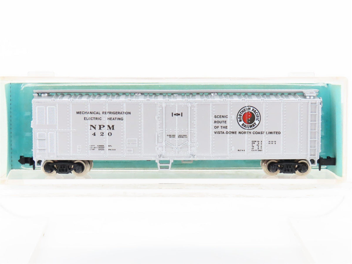 N Scale Atlas 3658 NP Northern Pacific 50&#39; Mech Reefer #420