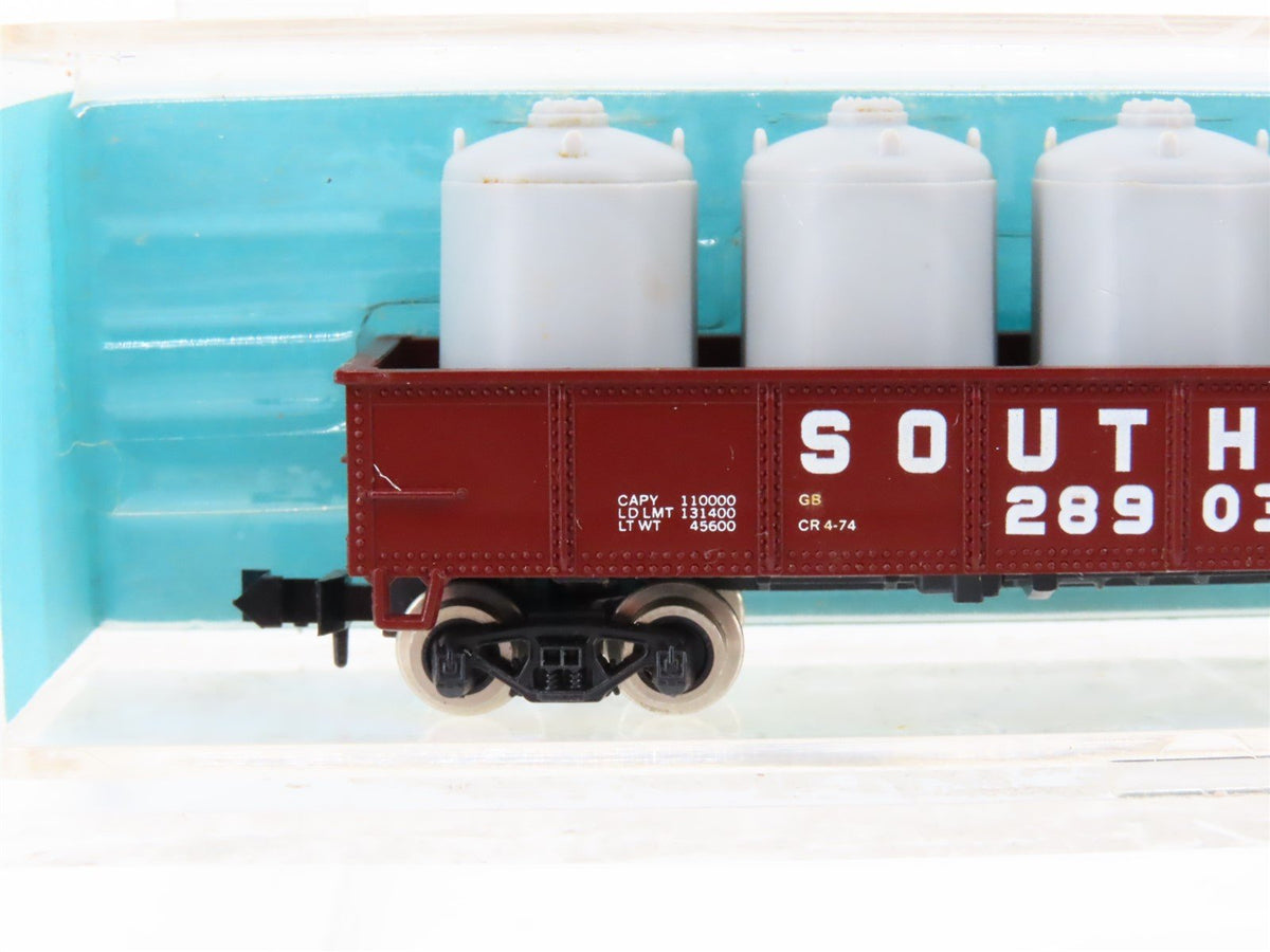 N Scale Atlas 3508 SOU Southern Railway 42&#39; Gondola #289034 w/ Load