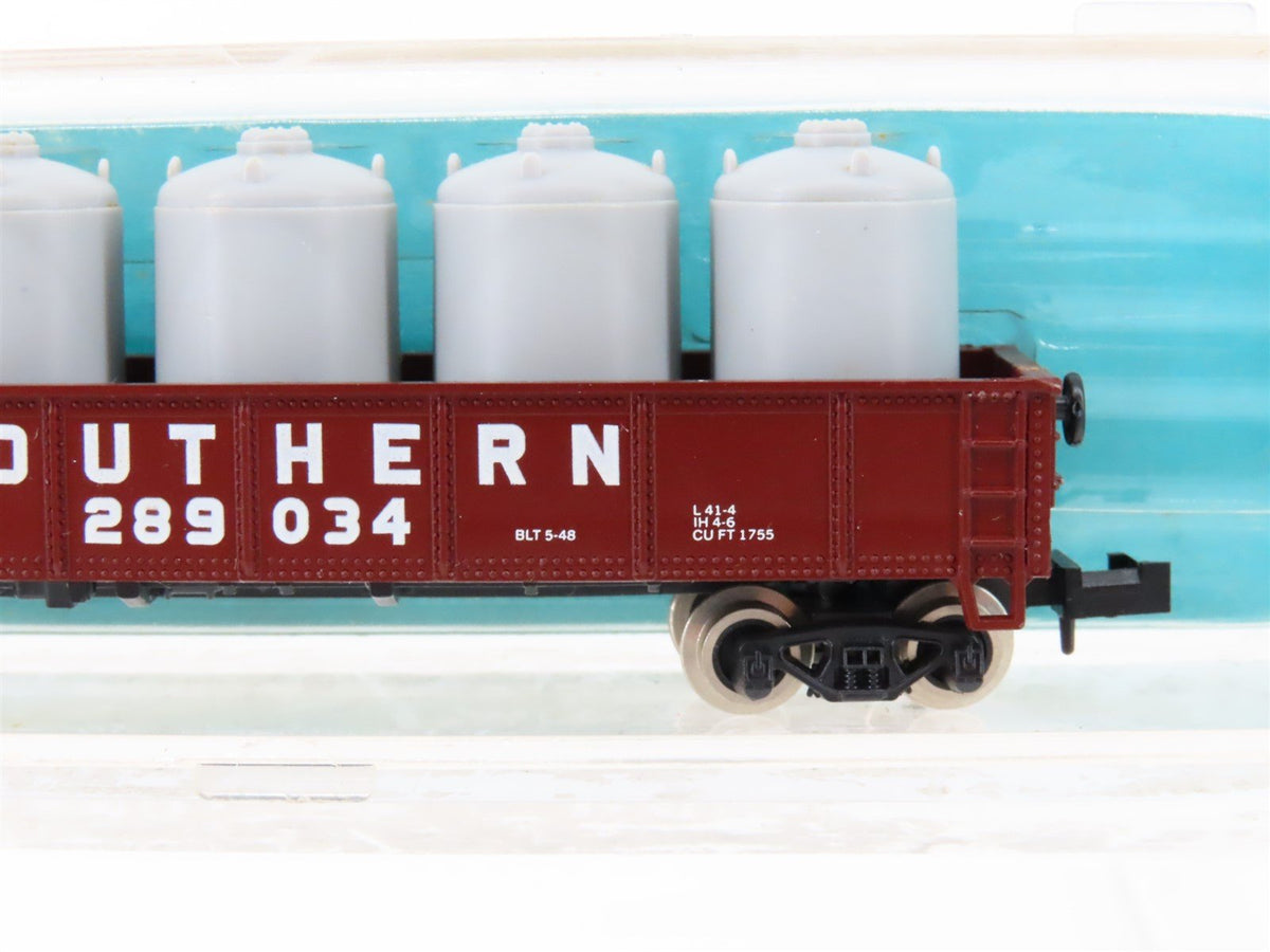 N Scale Atlas 3508 SOU Southern Railway 42&#39; Gondola #289034 w/ Load