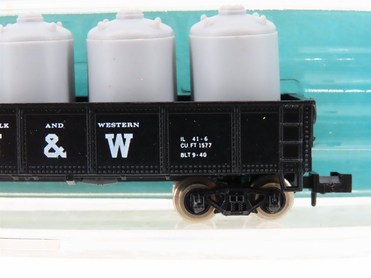 N Scale Atlas 3506 N&amp;W Norfolk &amp; Western 42&#39; Gondola #248135 w/ Load