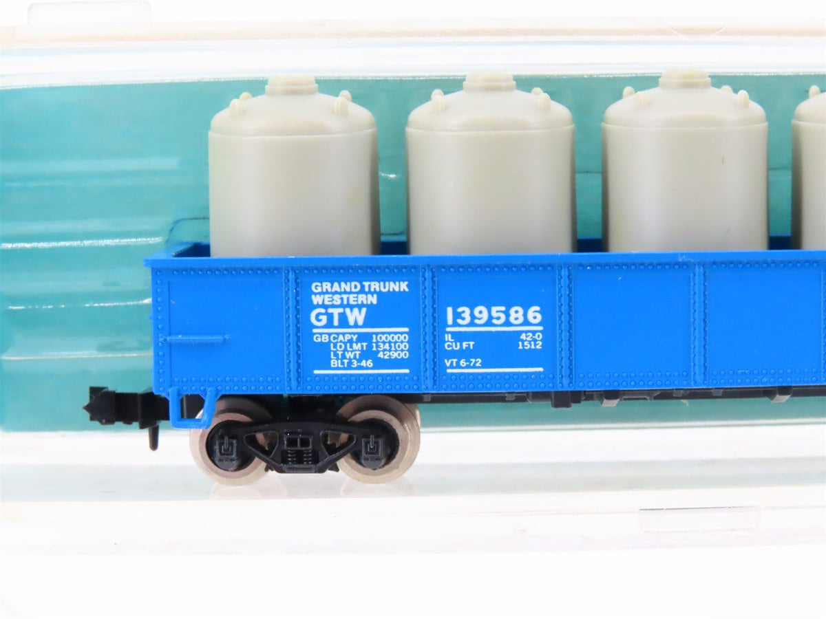 N Scale Atlas 3512 GTW Grand Trunk Western 42&#39; Gondola #139586 w/ Load