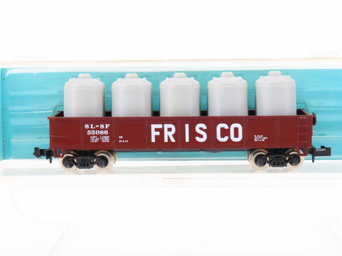 N Scale Atlas 3511 SLSF Frisco 42&#39; Gondola #55086 w/ Load