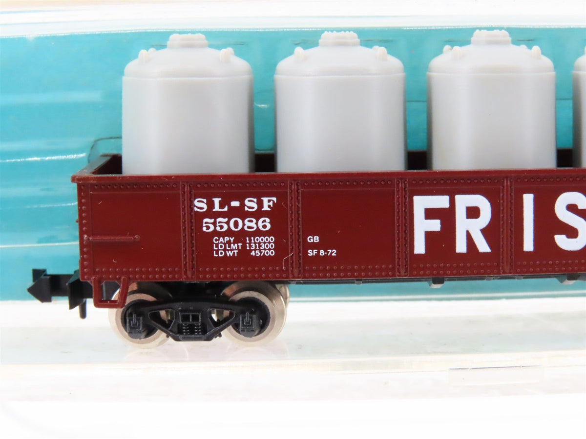 N Scale Atlas 3511 SLSF Frisco 42&#39; Gondola #55086 w/ Load