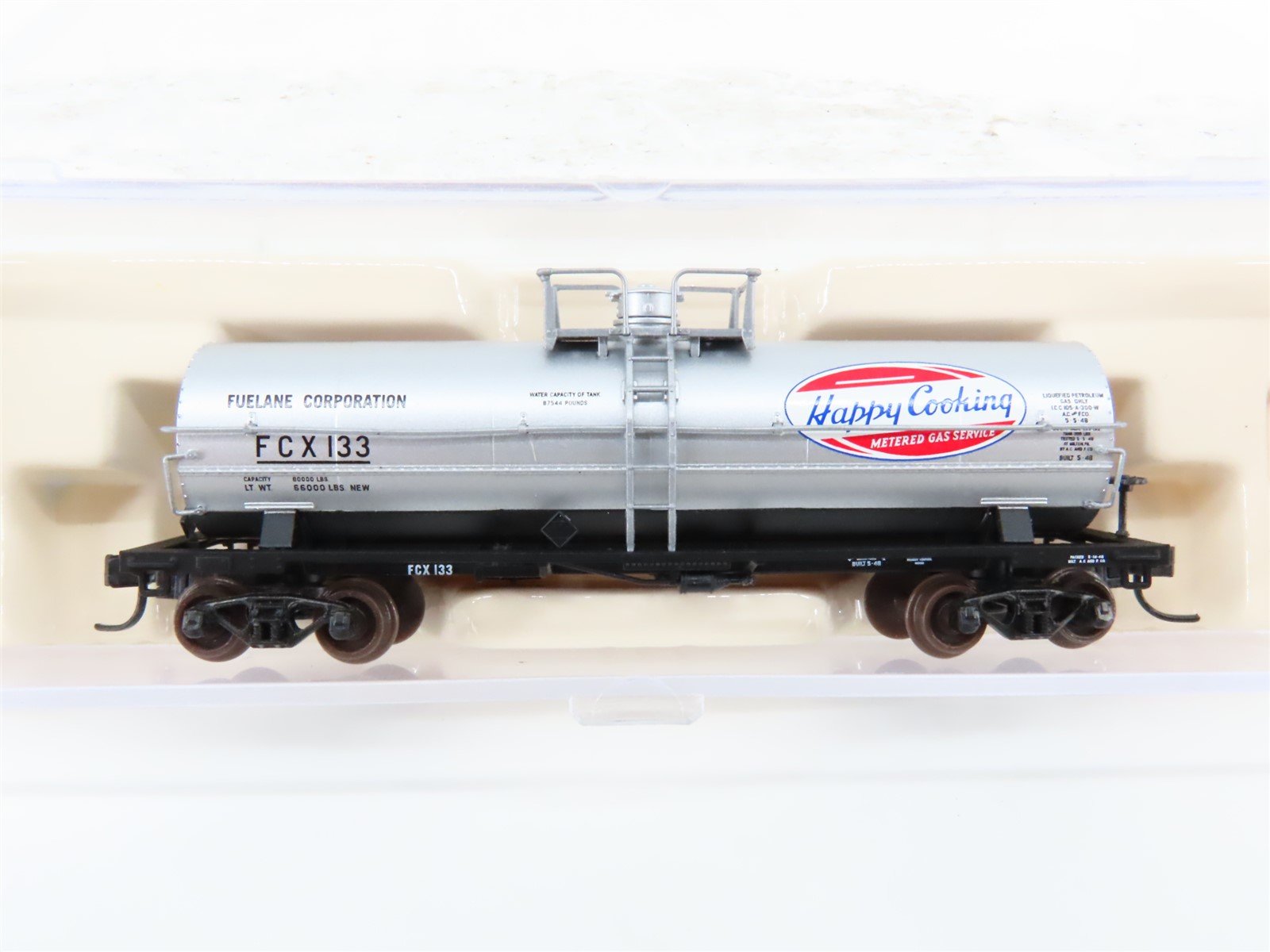 N Scale Atlas 43312 FCX Fuelane Corp Happy Cooking 11k Gal Tankcar #133