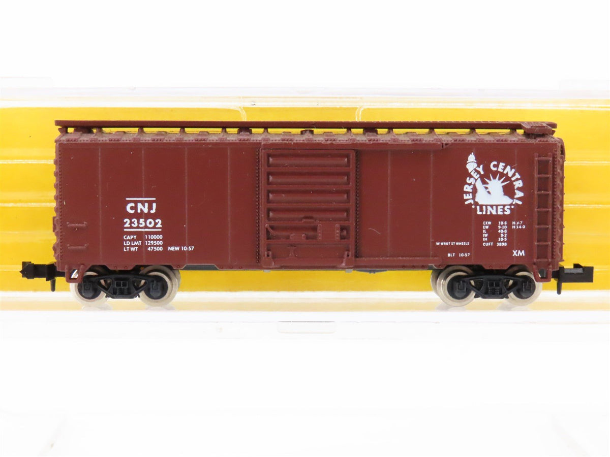 N Scale Atlas 3427 CNJ Jersey Central 40&#39; Single Door Box Car #23502